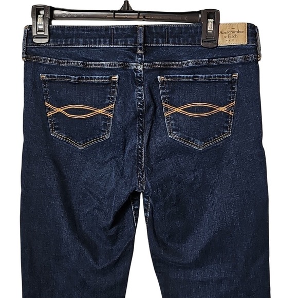 Abercrombie & Fitch Indigo Denim Jeans Size 8R 29x31 Women's - Picture 4 of 4